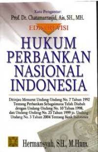 Image of Hukum perbankan nasional Indonesia